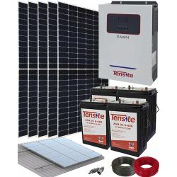 Kit Solar Fotovoltaico 3500W 24V 8000Whdia
