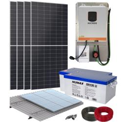 Kit Solar de Casa de Campo 3500W 24V con baterías GEL