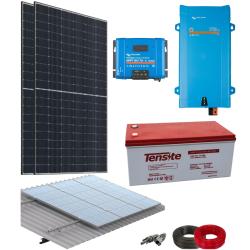 Kit Placas Solares Aislada para autoabastecimiento 1300W 12V
