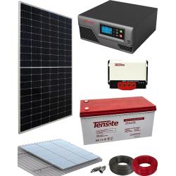 Kit Solar Aislada 600W 12V y Batería AGM