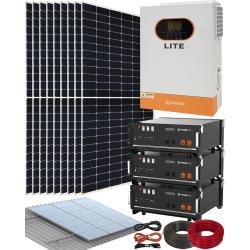 Kit Solar Casa de Campo Aislada 5000W 48V con Batería de Litio Pylon