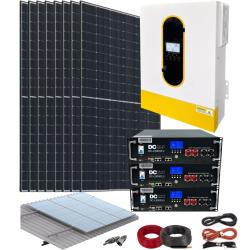 Kit Solar Casa de Campo Aislada 6200W 48V DC Litio