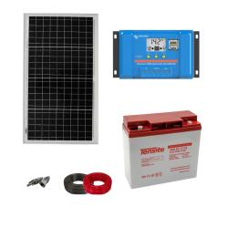 Kit Solar Portátil para Iluminación Solar 30W con Batería Portátil