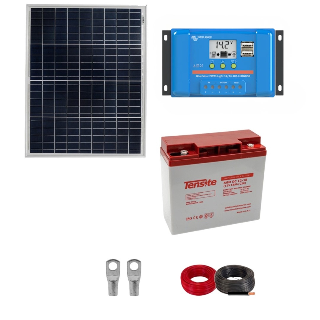 Kit Solar Portátil 30W sin Instalación
