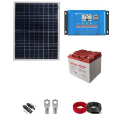 Kit Panel Solar 50W con Batería sin Instalación