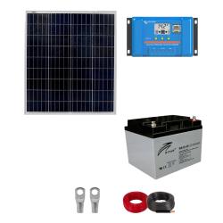 Kit Solar Autoinstalable con Batería 75W