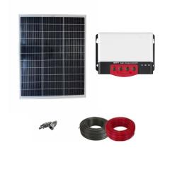 Kit Solar Portátil 100W Pequeño para Cabaña sin Batería Portátil