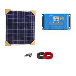 Kit Solar Portátil 75W Pequeño para Cabaña sin Batería Portátil
