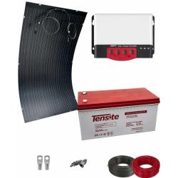 Kit Solar Aislada 200W para Fin de Semana con Batería
