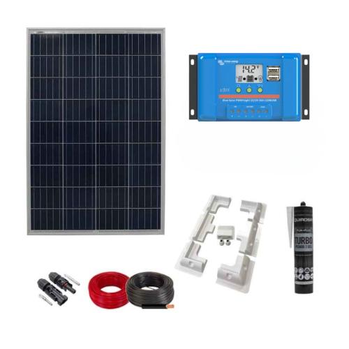 Kit Solar Autoinstalable 100W para Camper