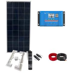 Kit Placa Solar Autoinstalable 160W sin Batería para Autocaravana