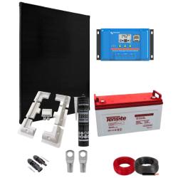 Kit Instalación Placa Solar Furgoneta 200W con batería