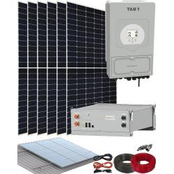 Kit Solar Aislada 3600W 48V con batería de Litio