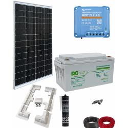 Kit Placa Solar Camper 200W 12V con batería DC Solar 1000Whdia