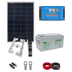 Kit Placa Solar Furgoneta 100W batería DC Solar