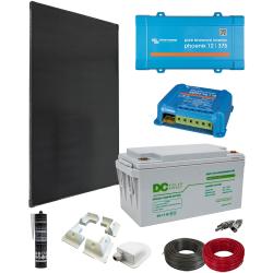 Kit Placa Solar Autocaravana 300W 12V con batería DC Solar 750Whdia