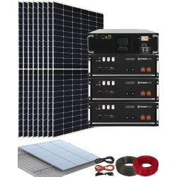 Kit para Instalar Placas Solares en Casa Aislada 5500W 48V Suntaic con Baterías de Litio 15kWh