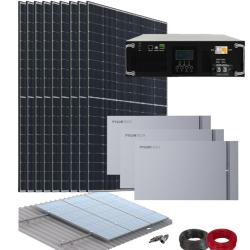 Kit Solar Aislada para Instalar Placas Solares en Casa de Campo 5500W 48V Suntaic con 3 Baterías de Litio