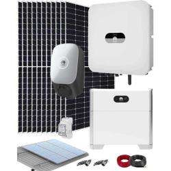 Kit Autoconsumo Solar SUN2000 6kW con Cargador Coche FusionCharge 7,4kW Huawei y Batería Luna2000 5kWh