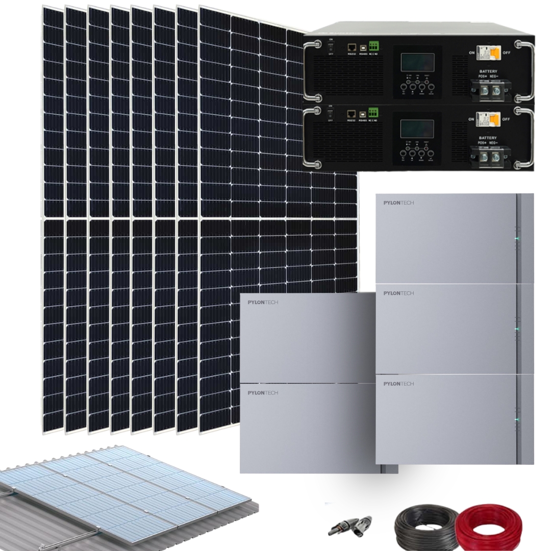 Kit Solar Vivienda Permanente 10000W 48V 48000Whdia