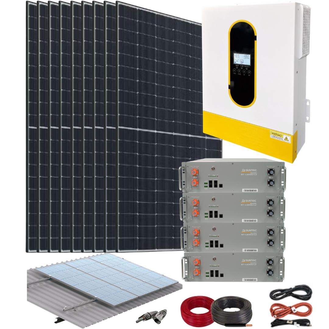 Kit Solar Aislada 6200W 48V con Baterías de Litio Suntaic 20kWh