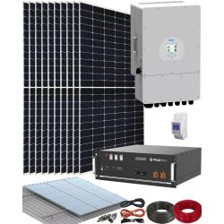 Kit Instalación Placas Solares Híbrido con Inversor Deye 5000W