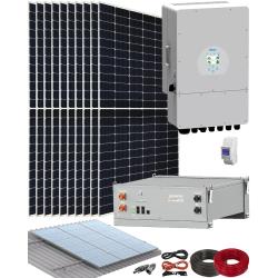 Kit Instalación Placas Solares Híbrido con Inversor Deye 5000W