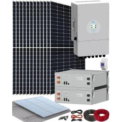 Kit Híbrido para Instalación Placas Solares para Casa con Inversor Deye 6000W