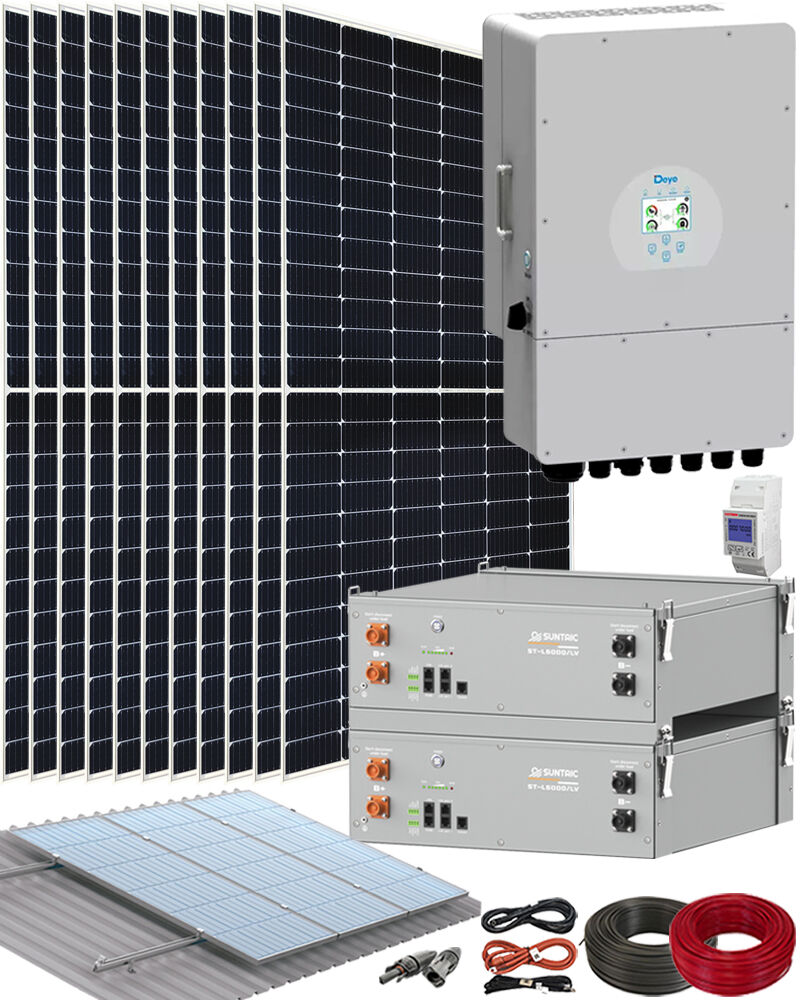 Kit para Poner Placas Solares en Casa con Inversor Deye 8000W