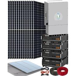 Kit Placas Solares para instalar paneles solares con baterías e Inversor Deye 8000W