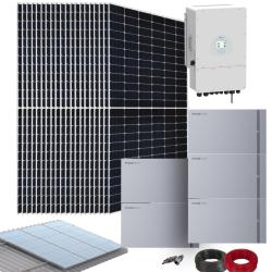 Kit para Instalar Placas Solares con Inversor Deye Trifásico 12000W y Baterías Litio