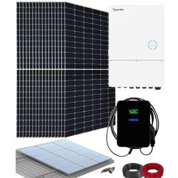 Kit Autoconsumo Solar 8kW con Cargador Vehículo Eléctrico 7,4kW