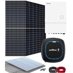 Kit Autoconsumo Solar 8kW con Cargador Coche Eléctrico 7,4kW