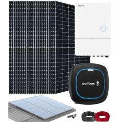 Kit Autoconsumo Solar 10kW con Cargador Vehículo Eléctrico 7,4kW