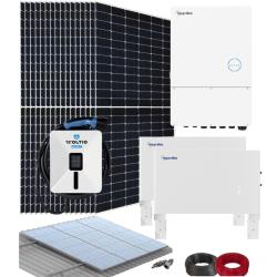 Kit Solar Híbrido 8kW con Cargador Coche Eléctrico 7,4kW