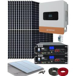 Kit Solar para Instalación Paneles Solares con Inversor Híbrido Suntaic STH6M-2/GEN 6000W y Batería Litio DC 48V DC-5000/LV
