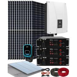 Kit Solar Híbrido Cargador Coche 6000W 30kWhdia Ingeteam