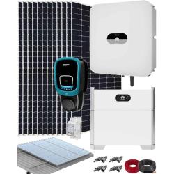 Kit Instalación de Placas Solares Autoconsumo con Cargador Coche Huawei 6000W 31500Whdia
