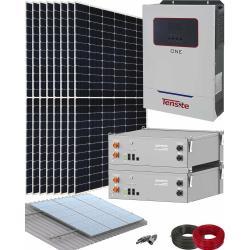 Kit Solar para Instalación Placas Solares Vivienda Aislada 5500W 48V Tensite