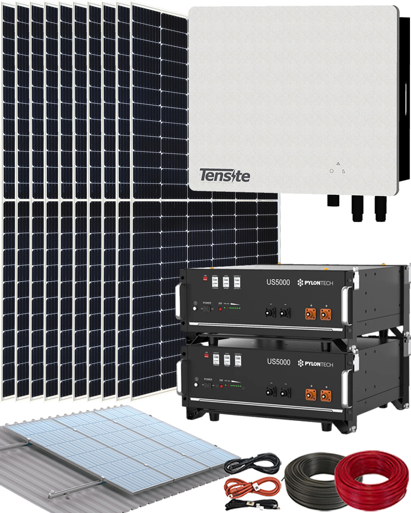 Kit instalación placas solares Híbrido 5kW