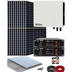 Kit Instalación de Placas Solares Híbrido Tensite 6kW 11000kWhaño