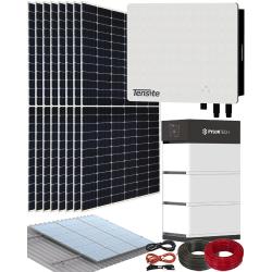 Kit Solar Híbrido Tensite 4kW con 10.65kWh Pylontech