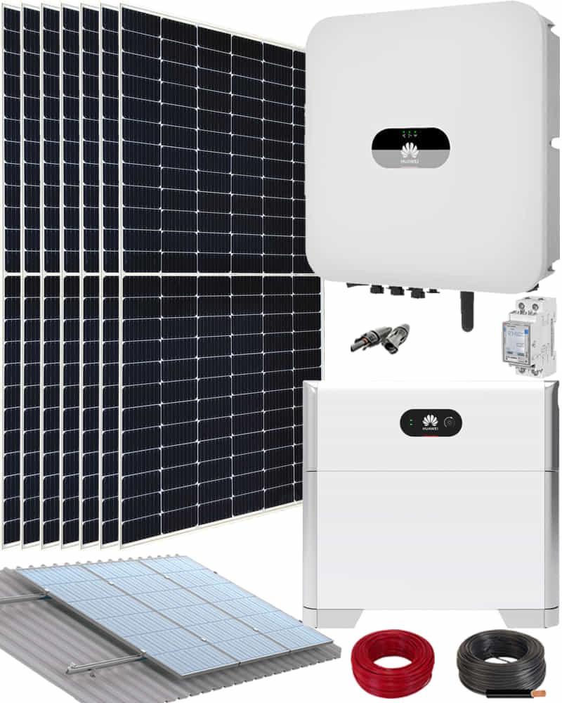 Kit Solar para Casa de Campo 3000W 24V 6600Whdia