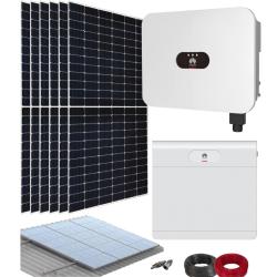 Kit Solar Híbrido Huawei 3kW LB0 Monofásico con Batería Luna2000 7kWh E1