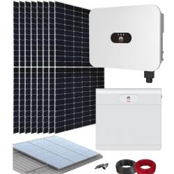 Kit Solar Híbrido Huawei 4kW LB0 Monofásico con Batería Luna2000 7kWh E1