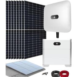 Kit Solar Híbrido Huawei 4kW M1 Trifásico con Batería Luna2000 5kWh E0