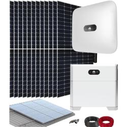 Kit Solar Híbrido Huawei 6kW M1 Trifásico con Batería Luna2000 5kWh E0