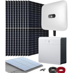 Kit Solar Híbrido Huawei 5kW M1 Trifásico con Batería Luna2000 5kWh E1