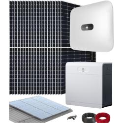 Kit Solar Híbrido Huawei 10kW M1 Trifásico con Batería Luna2000 5kWh E1