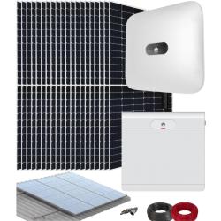 Kit Solar Híbrido Huawei 10kW M1 Trifásico con Batería Luna2000 7kWh E1
